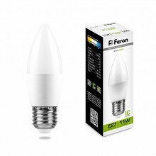 Лампа Feron LB-770 Свеча E27 11W 4000K 25944